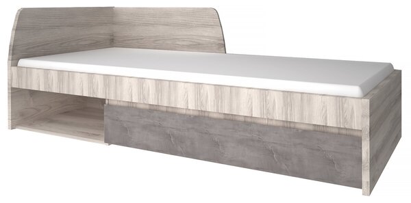 Postel 90x200 s roštem kaštan nairobi / onyx Jazz