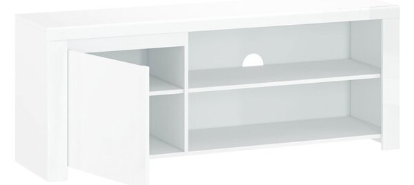 TV stolek 1d/160 bílý lesk Lingo