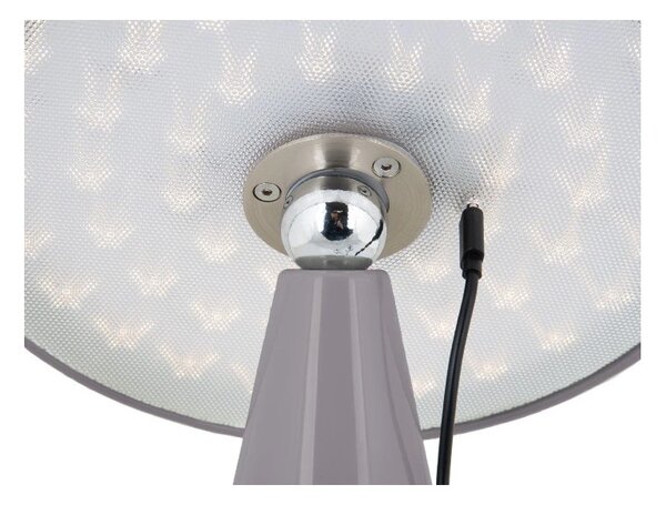 Stolní nabíjecí LED lampa 2073GY Leitmotiv 26cm