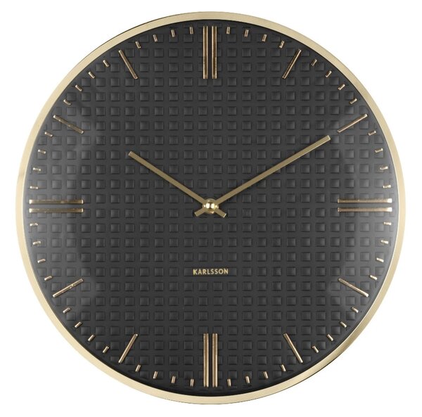 Designové nástěnné hodiny 6091BK Karlsson 35cm