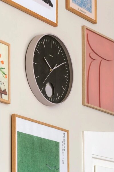 Designové nástěnné hodiny 6065BK Karlsson 40cm