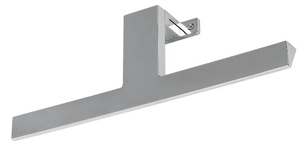 Koupelnové nástěnné LED svítidlo LORIC chrom, šířka 30 cm