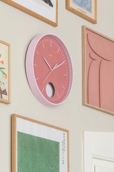 Designové nástěnné hodiny 6065PI Karlsson 40cm