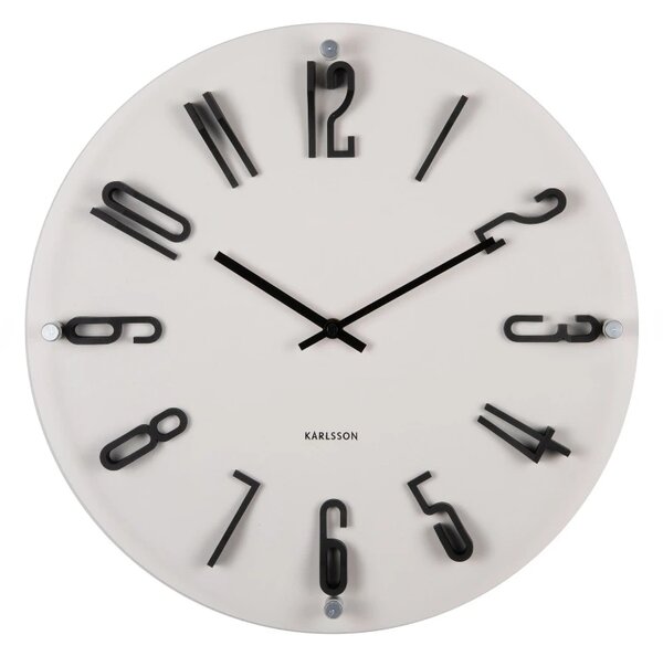 Designové nástěnné hodiny 6090WG Karlsson 40cm