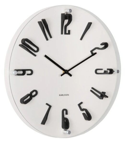 Designové nástěnné hodiny 6090WG Karlsson 40cm