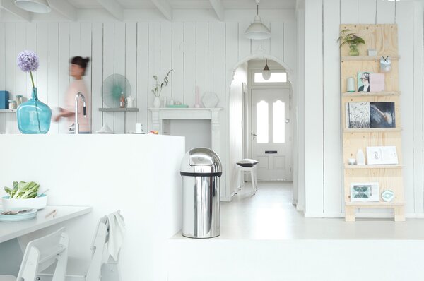 Brabantia odpadkový koš na odpadky Push Bin - 60 L, lesklá ocel