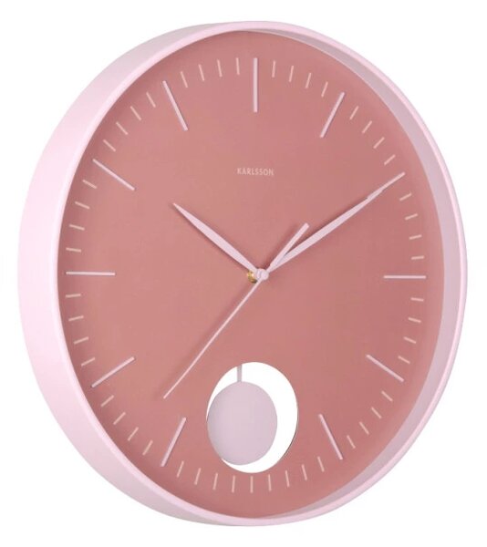 Designové nástěnné hodiny 6065PI Karlsson 40cm