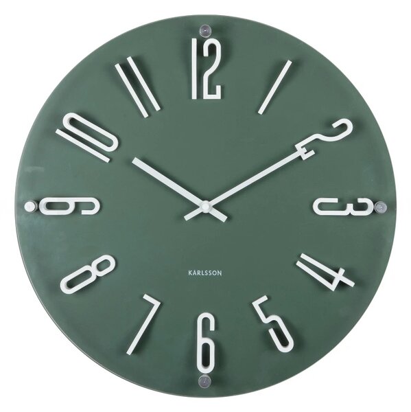 Designové nástěnné hodiny 6090GR Karlsson 40cm