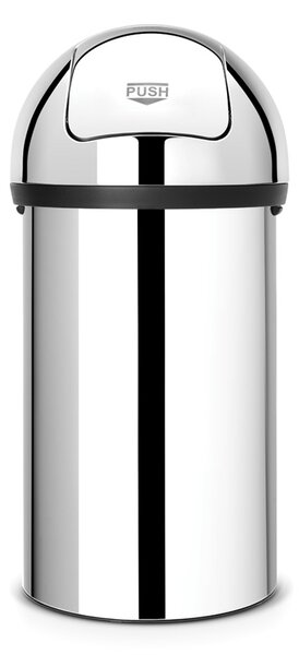Brabantia odpadkový koš na odpadky Push Bin - 60 L, lesklá ocel