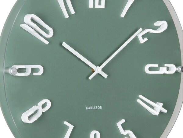 Designové nástěnné hodiny 6090GR Karlsson 40cm