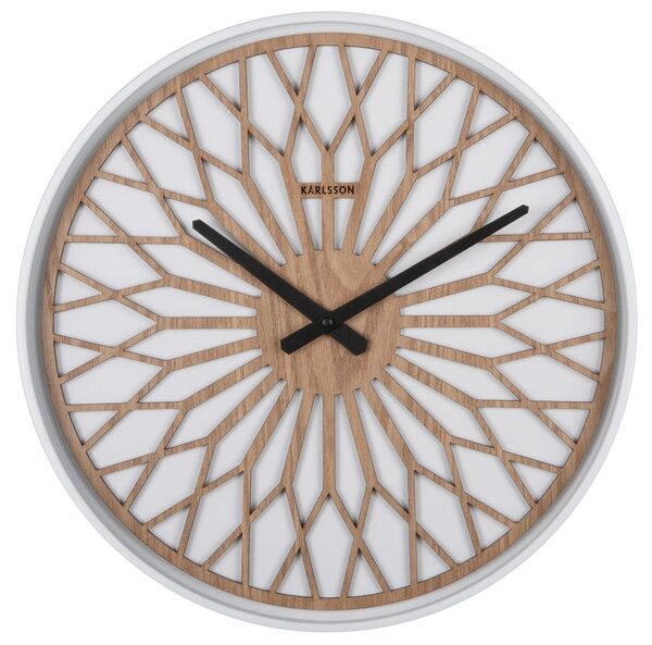 Designové nástěnné hodiny 6092WH Karlsson 41cm