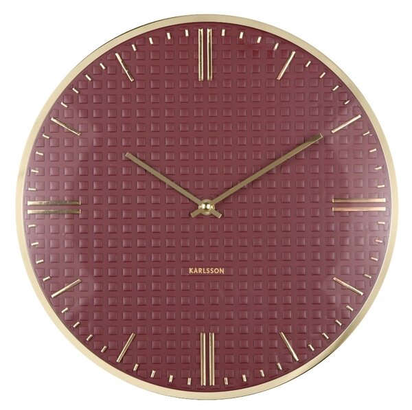 Designové nástěnné hodiny 6091RD Karlsson 35cm