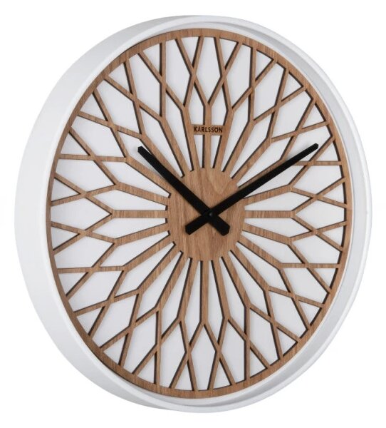 Designové nástěnné hodiny 6092WH Karlsson 41cm