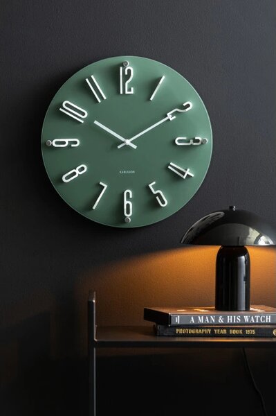 Designové nástěnné hodiny 6090GR Karlsson 40cm