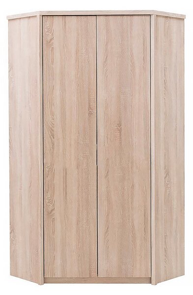 Rohová skříň dvoudveřová Norton 101x210x101 cm Dub sonoma