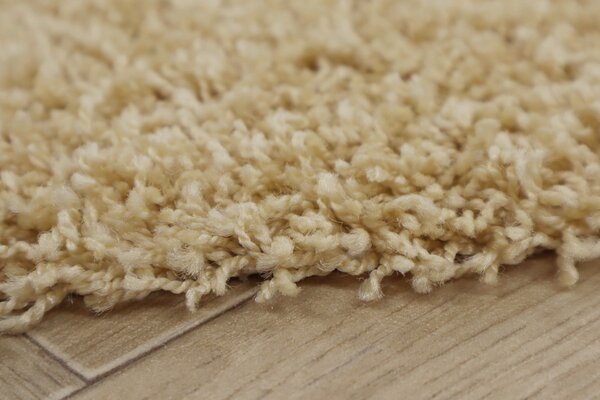 Vopi, Metrážový koberec Color Shaggy béžový - neúčtujeme odřezky z role, na míru, šíře 2m,3m,4m, béžová, ab (mřížka), dětský pokoj