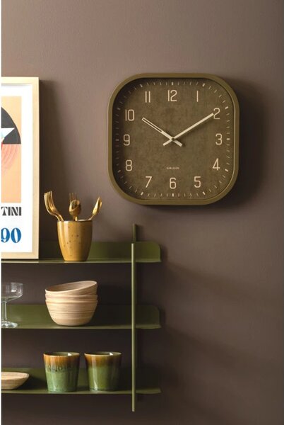 Designové nástěnné hodiny 6138GR Karlsson 30cm
