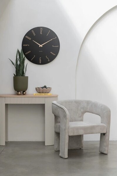 Designové nástěnné hodiny 6073BK Karlsson 50cm