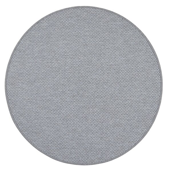 Vopi koberce Kusový koberec Nature platina kruh - 400x400 (průměr) kruh cm