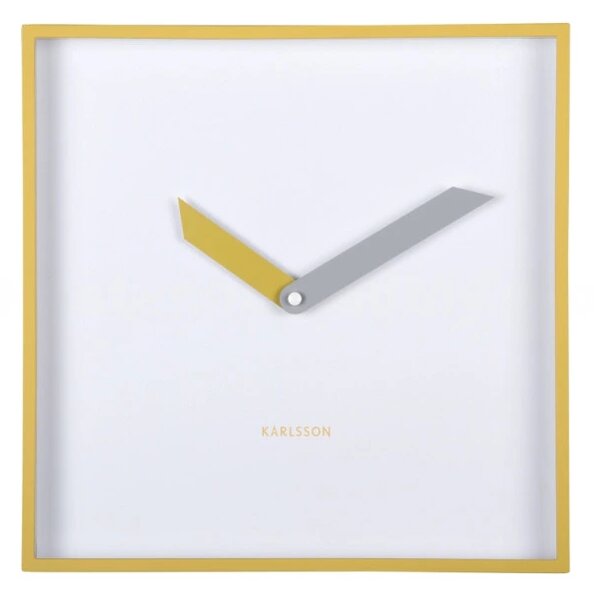 Designové nástěnné hodiny 6112YE Karlsson 28cm