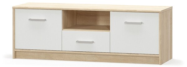 TV stolek 2d1s dub sonoma / bílý Tips