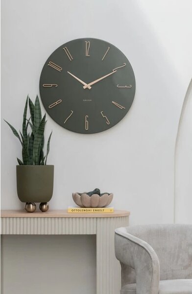 Designové nástěnné hodiny 6073GR Karlsson 50cm