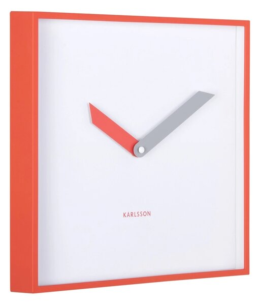 Designové nástěnné hodiny 6112RD Karlsson 28cm