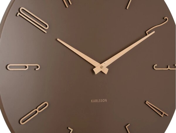 Designové nástěnné hodiny 6073BR Karlsson 50cm