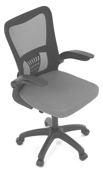 Dětská židle NINA – Šedá síťovina, houpací mechanismus