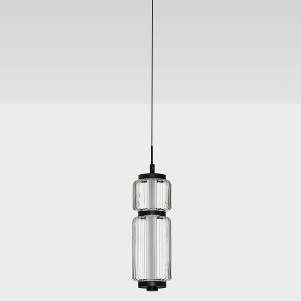 -25 % Dny MOMENTI– Nova Luce Skleněné závěsné LED světlo Liessa 12 cm