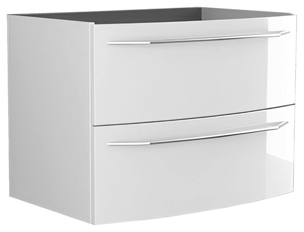 SPODNÍ UMYVADLOVÁ SKŘÍŇKA, bílá, bílá, 74/55/51 cm Welnova - Koupelnové série