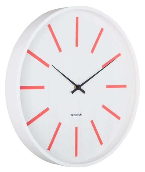Designové nástěnné hodiny 6144RD Karlsson 40cm