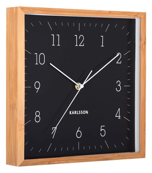 Designové nástěnné hodiny 6114BK Karlsson 29cm