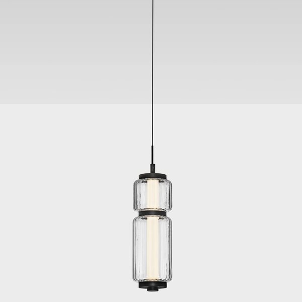 -25 % Dny MOMENTI– Nova Luce Skleněné závěsné LED světlo Liessa 12 cm