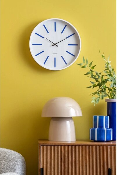 Designové nástěnné hodiny 6144BL Karlsson 40cm