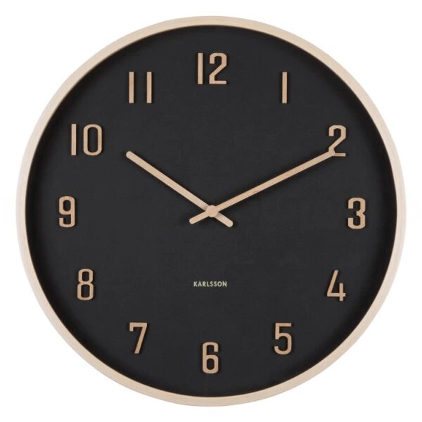 Designové nástěnné hodiny 6117BK Karlsson 40cm