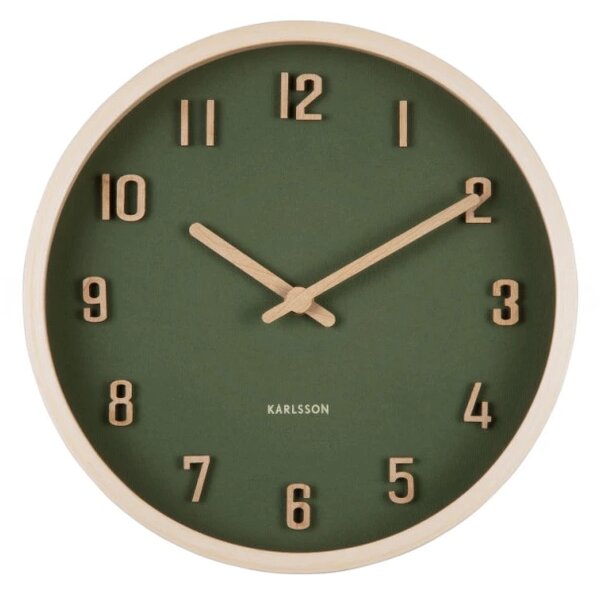 Designové nástěnné hodiny 6116GR Karlsson 22cm