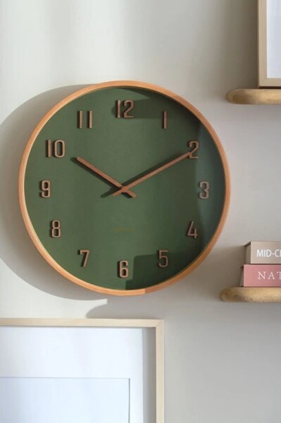 Designové nástěnné hodiny 6117GR Karlsson 40cm