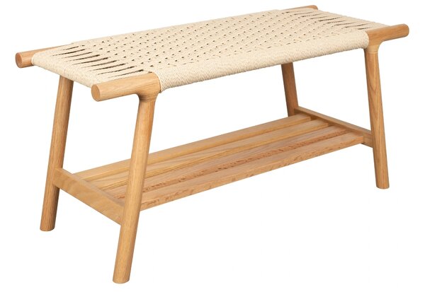Dutchbone Dubová lavice KINTARO 90 cm