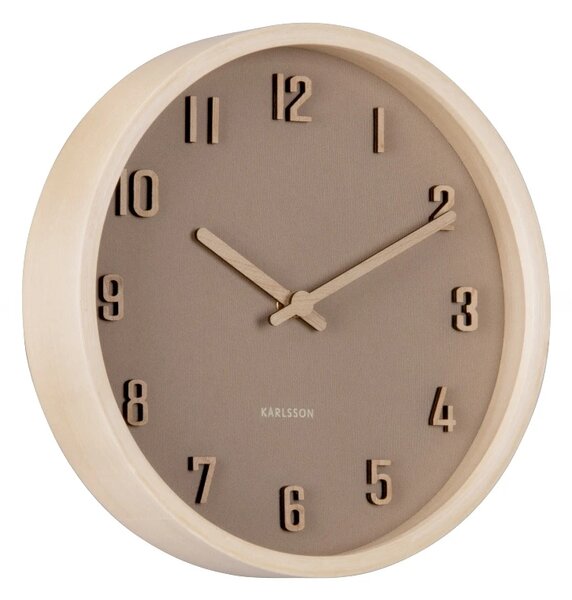 Designové nástěnné hodiny 6116BR Karlsson 22cm