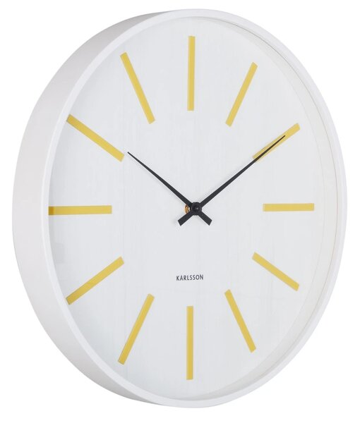 Designové nástěnné hodiny 6144YE Karlsson 40cm