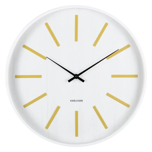 Designové nástěnné hodiny 6144YE Karlsson 40cm