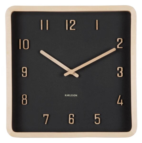Designové nástěnné hodiny 6118BK Karlsson 26cm