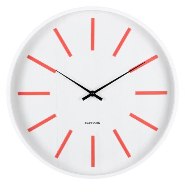 Designové nástěnné hodiny 6144RD Karlsson 40cm