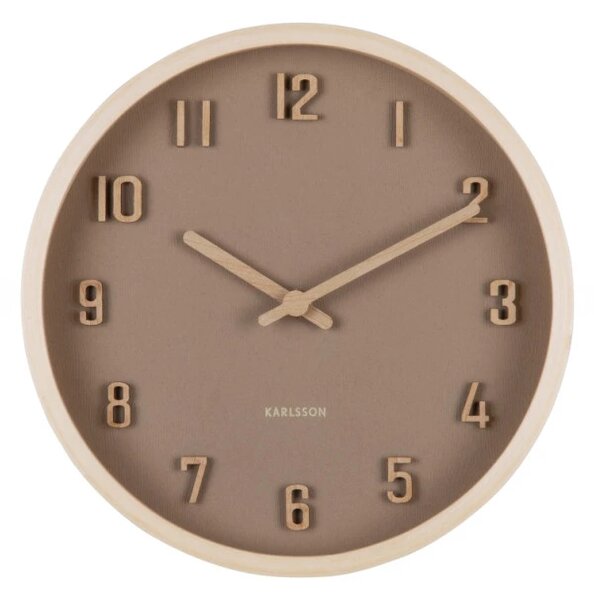 Designové nástěnné hodiny 6116BR Karlsson 22cm