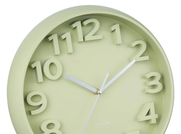 Designové nástěnné hodiny 6052GR Karlsson 33cm