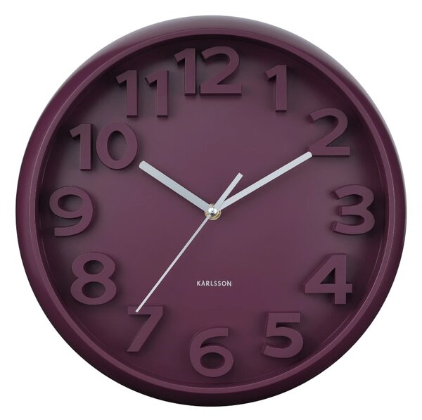 Designové nástěnné hodiny 6052PU Karlsson 33cm