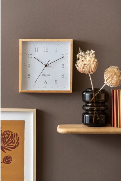 Designové nástěnné hodiny 6114WH Karlsson 29cm