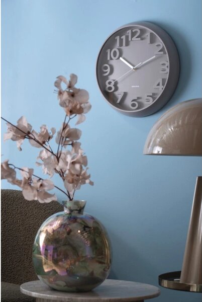 Designové nástěnné hodiny 6052PU Karlsson 33cm