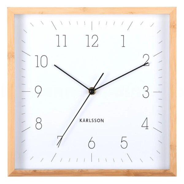 Designové nástěnné hodiny 6114WH Karlsson 29cm